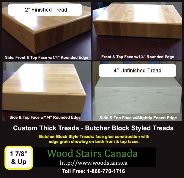 Thick Stair Treads Suppliers Wood Stairs Canada