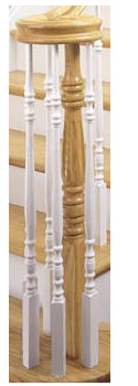 Hampton White Balusters