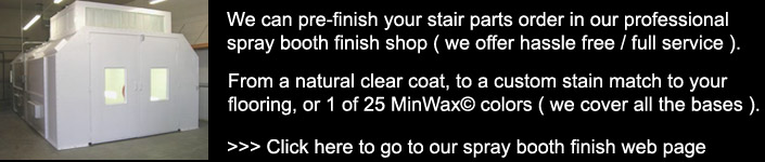Pre-Finished Wood Stair Parts